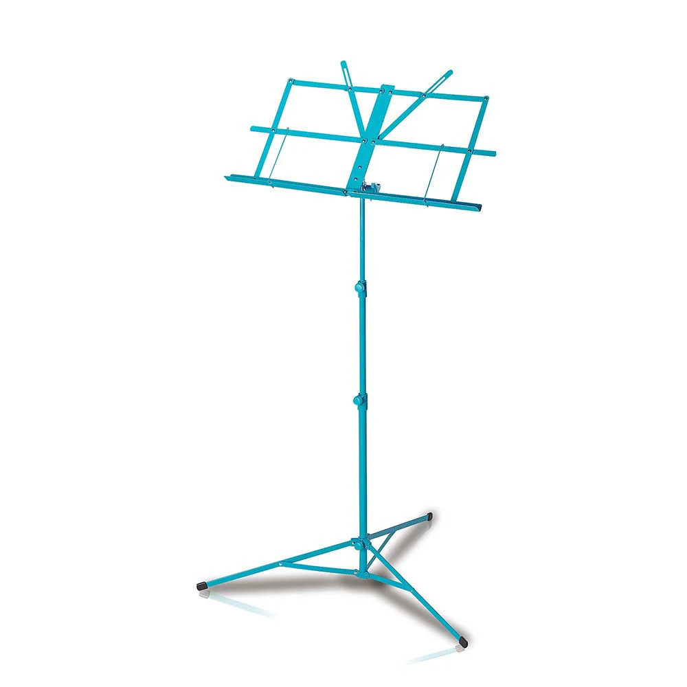Armour MS3127BL Music Stand w/ Compact Foldable Design (Blue) in Bag