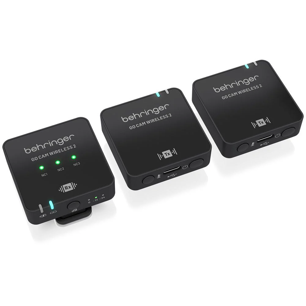 Behringer Go Cam Wireless 2 Dual Digital Clip-On Wireless Mircrophone