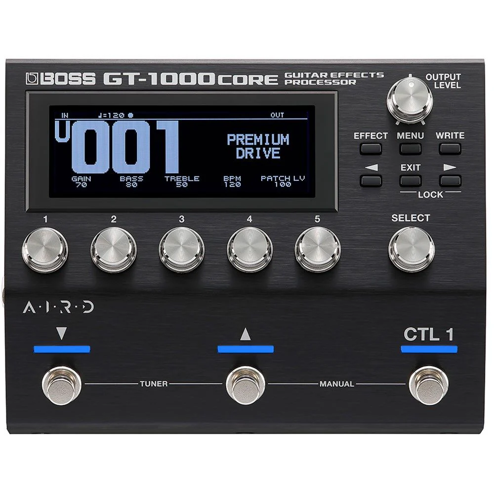 Boss GT-1000 Core Guitar Effects Processor Pedal w/ AIRD Technology