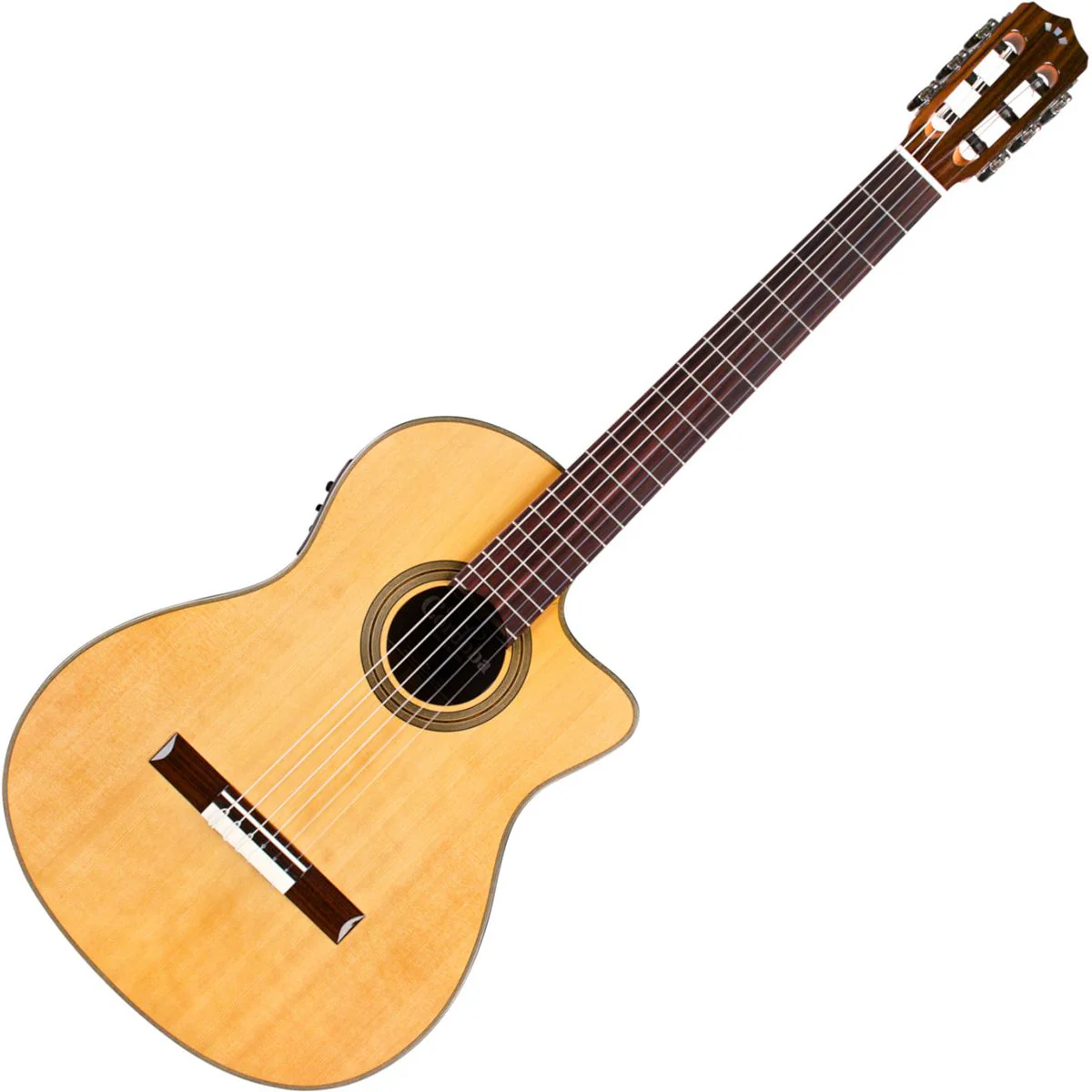 Cordoba Fusion 12 Natural Acoustic Electric Nylon String Guitar w/ Cutaway