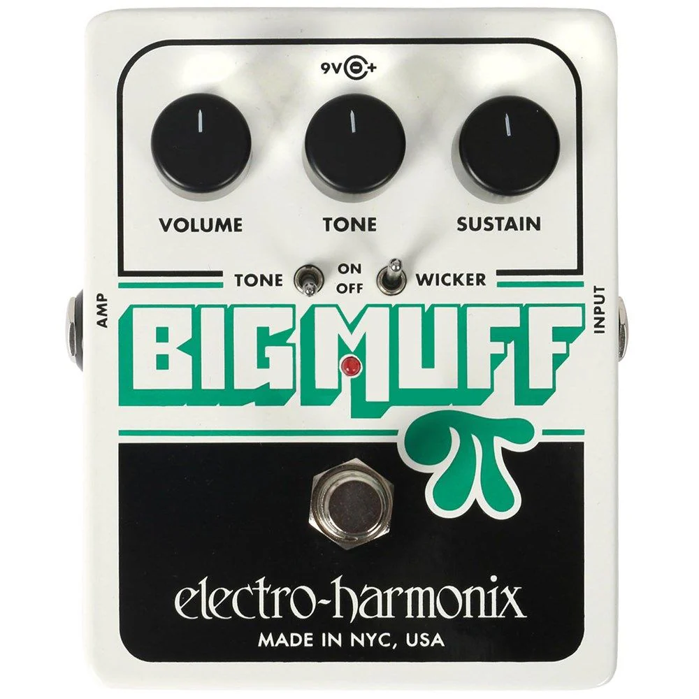 Electro Harmonix Big Muff Pi with Tone Wicker Distortion / Sustainer Pedal
