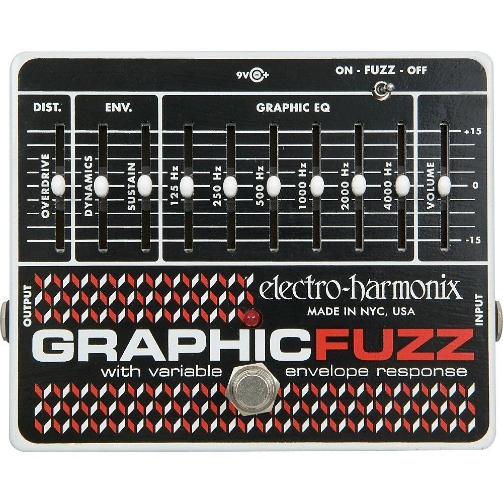 Electro Harmonix Graphic Fuzz EQ / Distortion / Sustainer Pedal