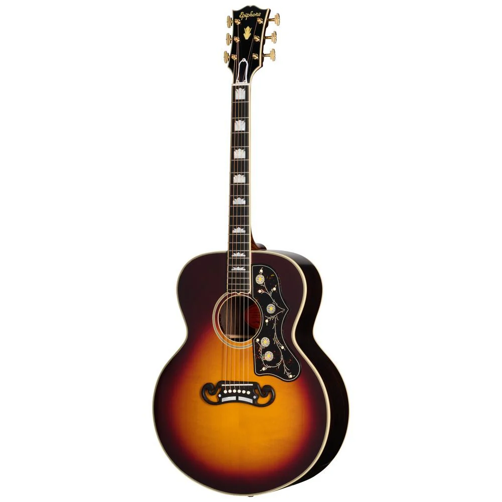 Epiphone Pre-War SJ-200 Rosewood Reissue (Vintage Sunburst) inc Hard Case
