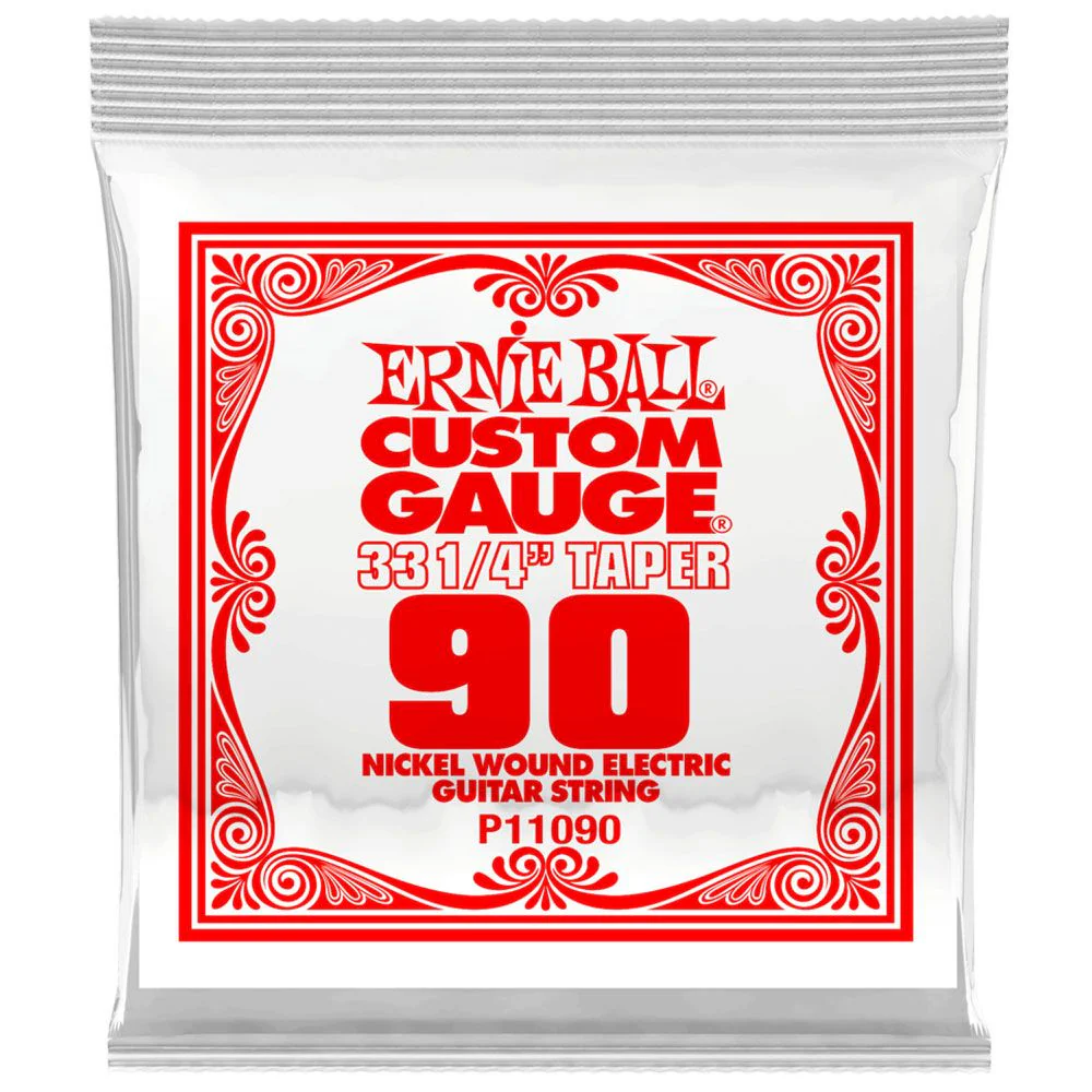 Ernie Ball .090 Long Scale Nickel Wound Electric Guitar String 3-Pack