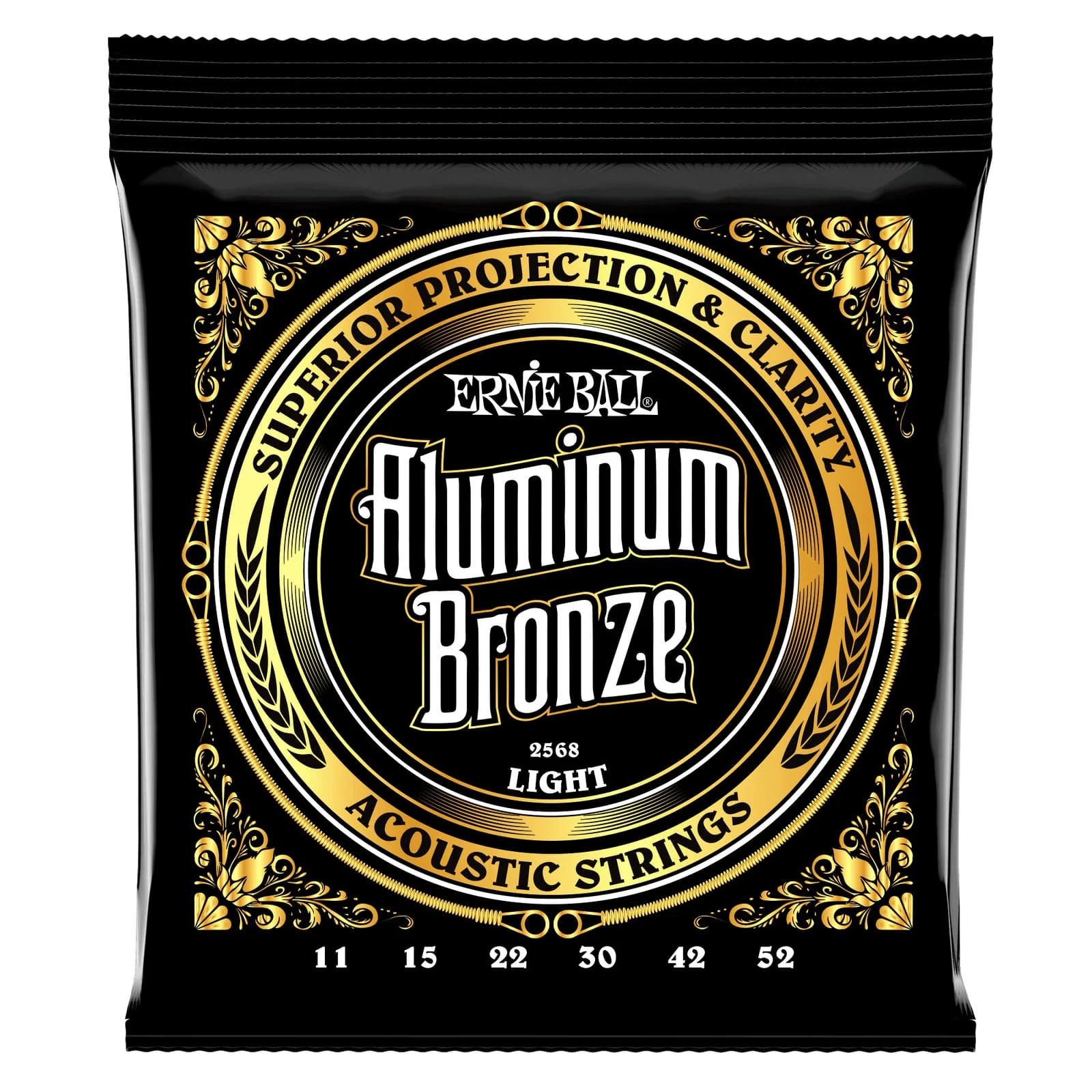 Ernie Ball Light Aluminum Bronze Acoustic Guitar Strings 1152 Gauge