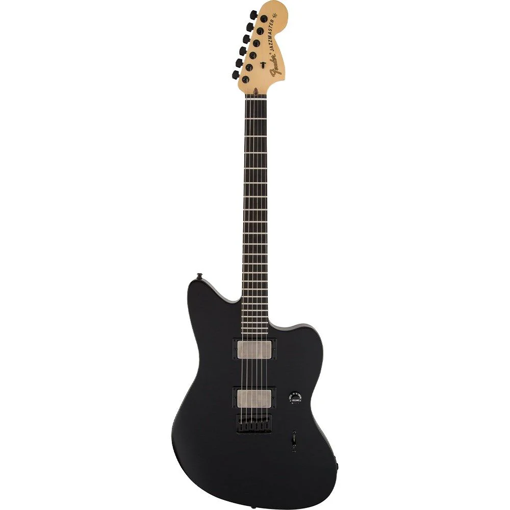 Fender Jim Root Jazzmaster Ebony Fingerboard (Flat Black) inc Hard Case