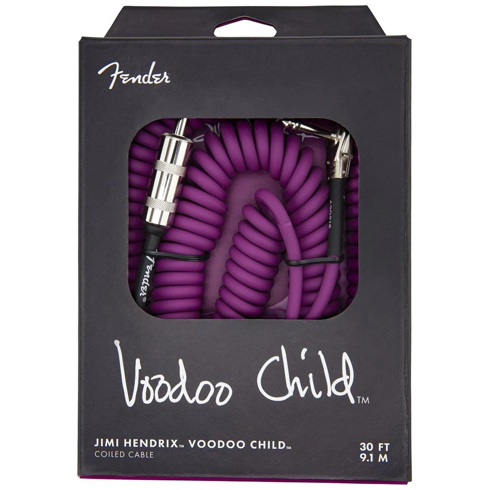 Fender Jimi Hendrix Voodoo Child Coiled Cable (Purple)