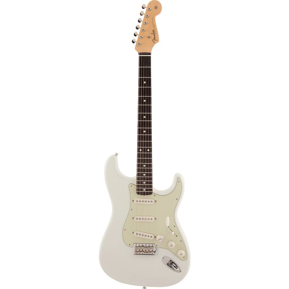 Fender MIJ Traditional '60's Stratocaster Rosewood FB (Olympic White) Inc Gig Bag