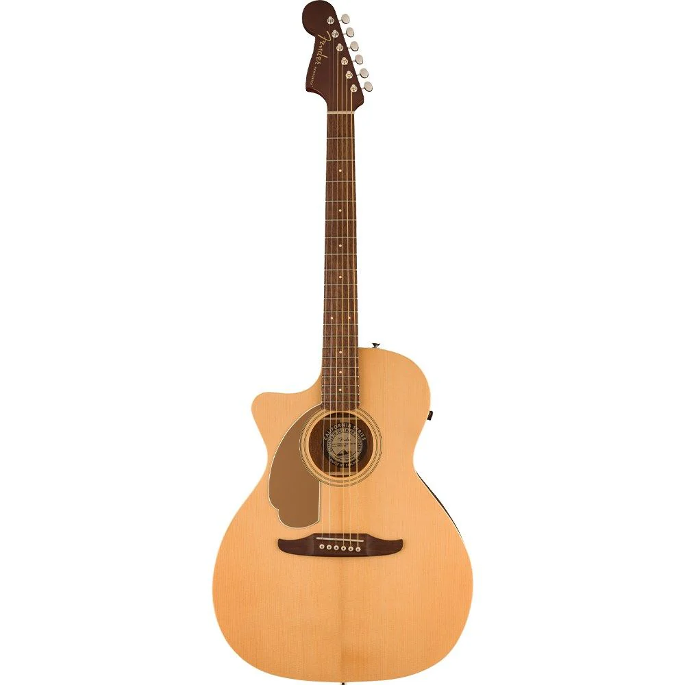 Fender Newporter Player Left-Hand Walnut Fingerboard Gold Pickguard (Natural)