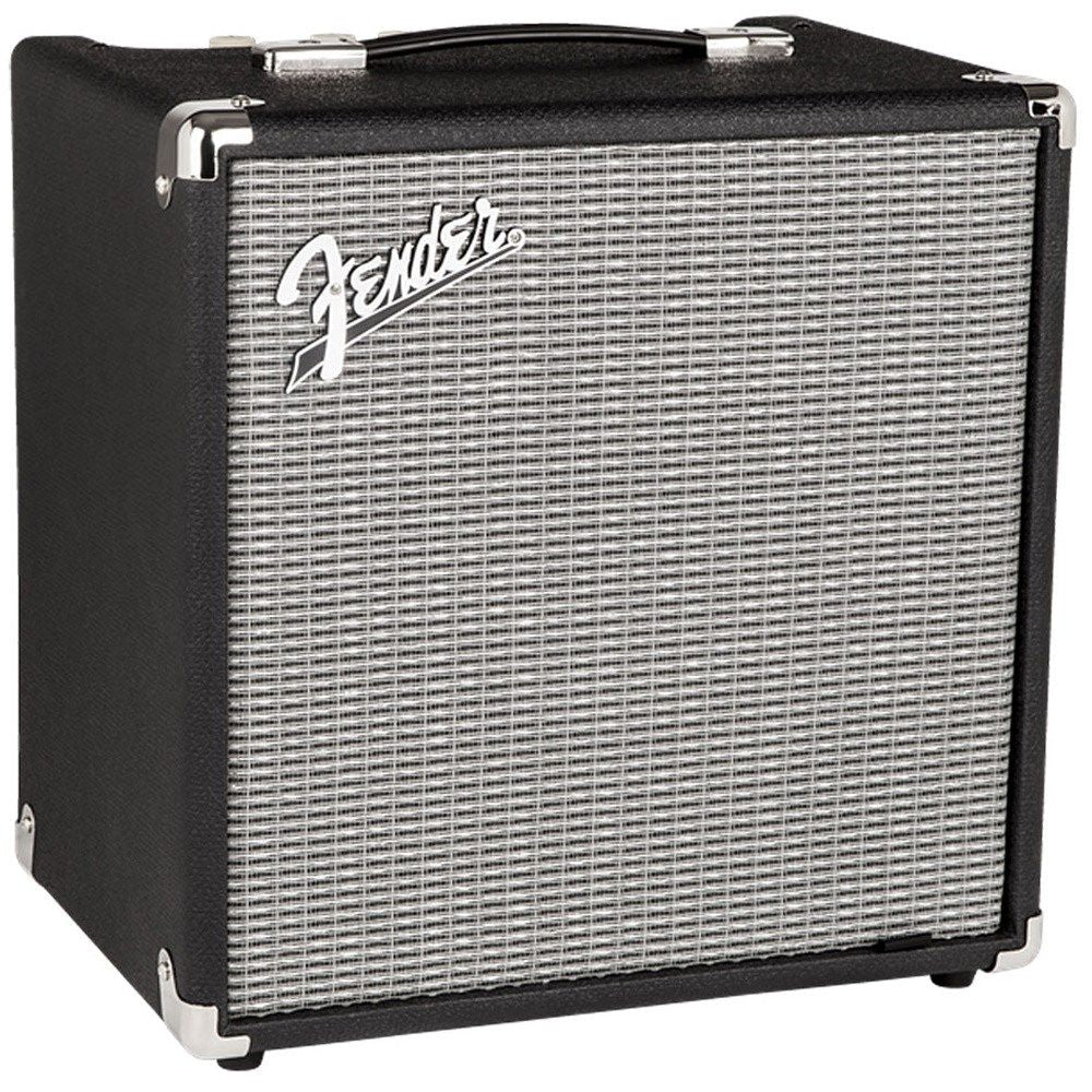 Fender Rumble 25 V3 Bass Guitar Practice Amplifier w/ Overdrive Circuit (25 Watts)