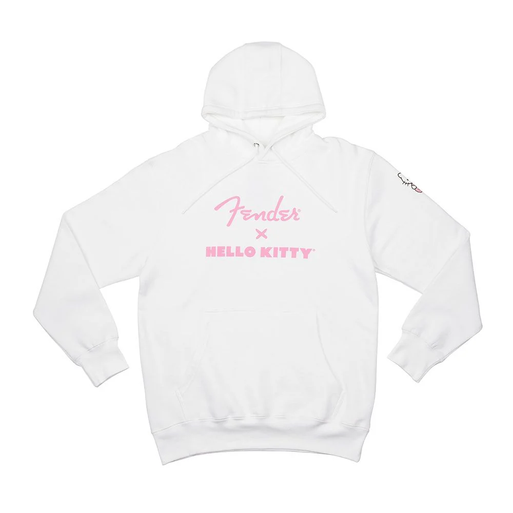 Fender x Hello Kitty Sleeve Logo Hoodie (White) Medium