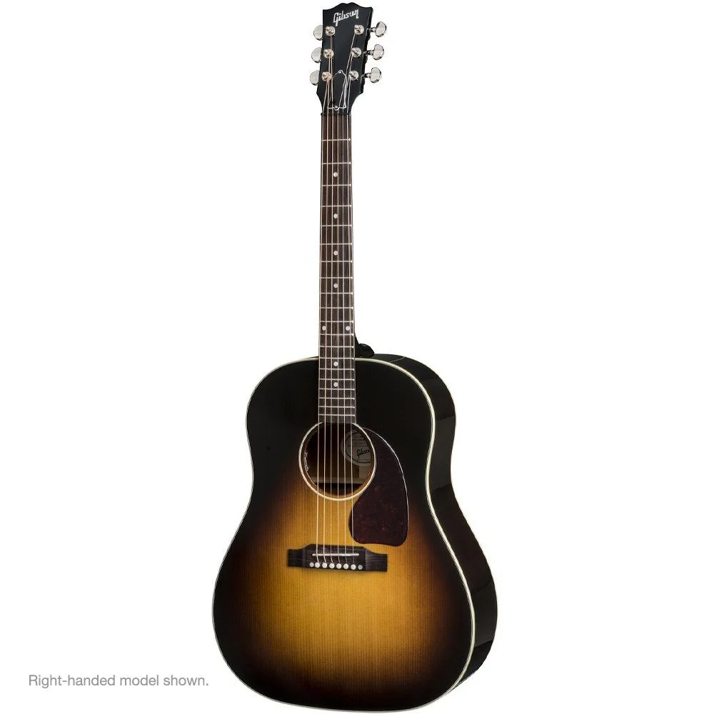 Gibson J-45 Standard Left-Hand (Vintage Sunburst) w/ Pickup inc Hard Case