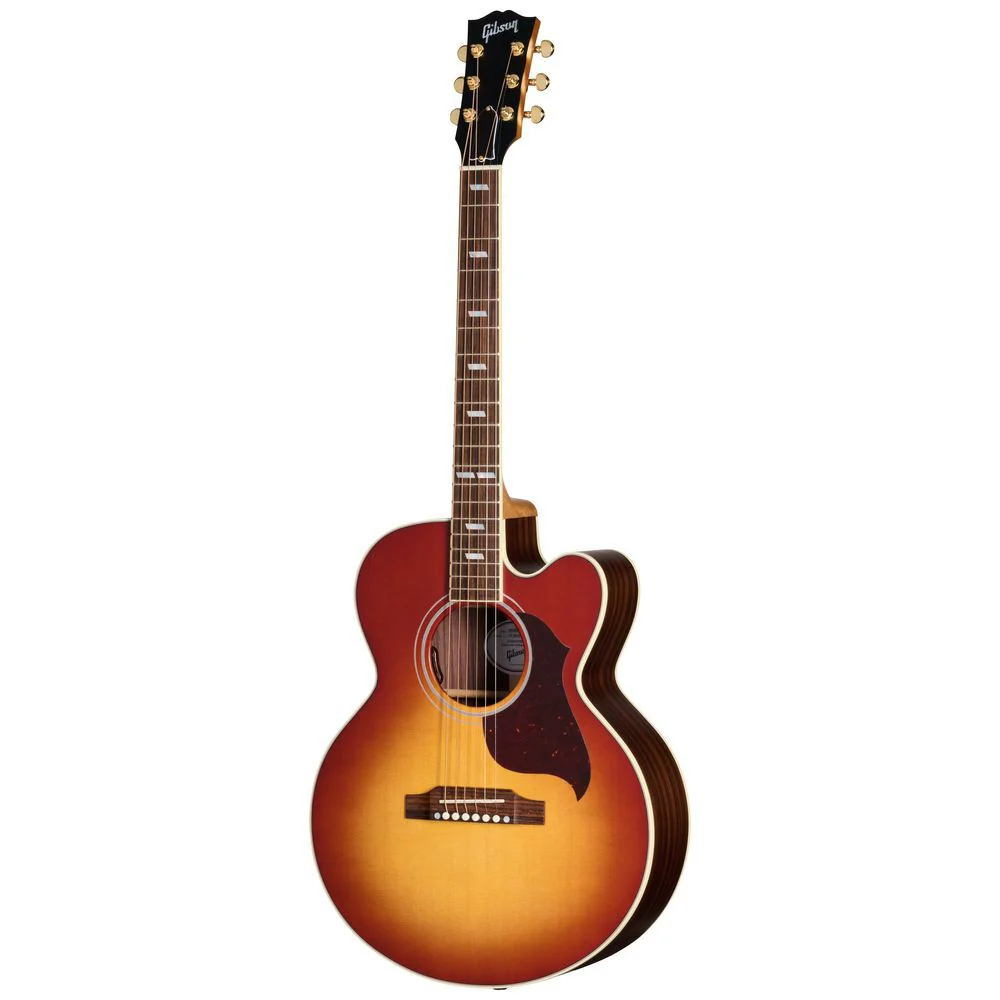 Gibson Parlor Acoustic Guitar w/ Cutaway & Pickup (Rosewood Burst) inc Hard Case