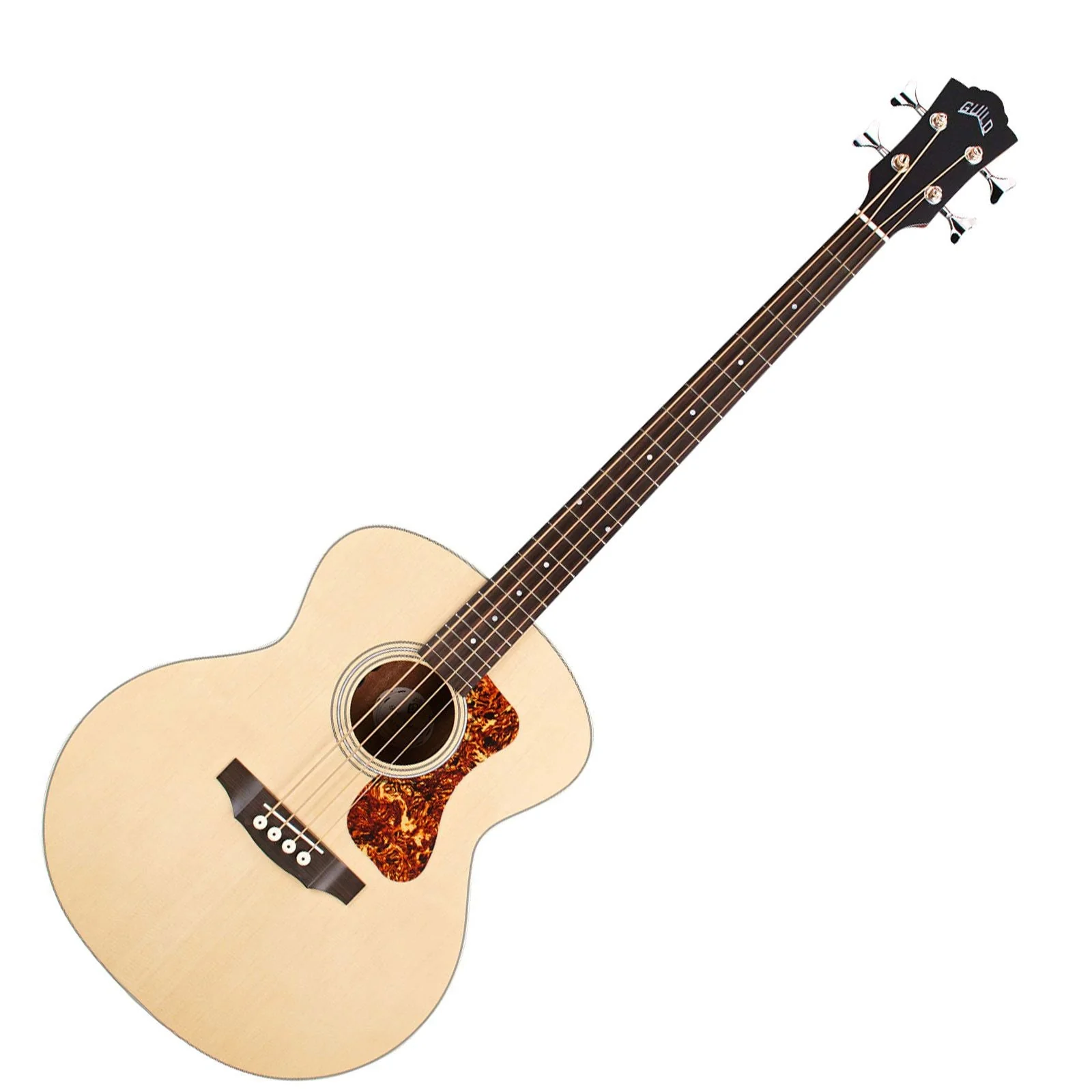 Guild B-240E Acoustic Electric Bass Guitar (Natural) inc Gig Bag
