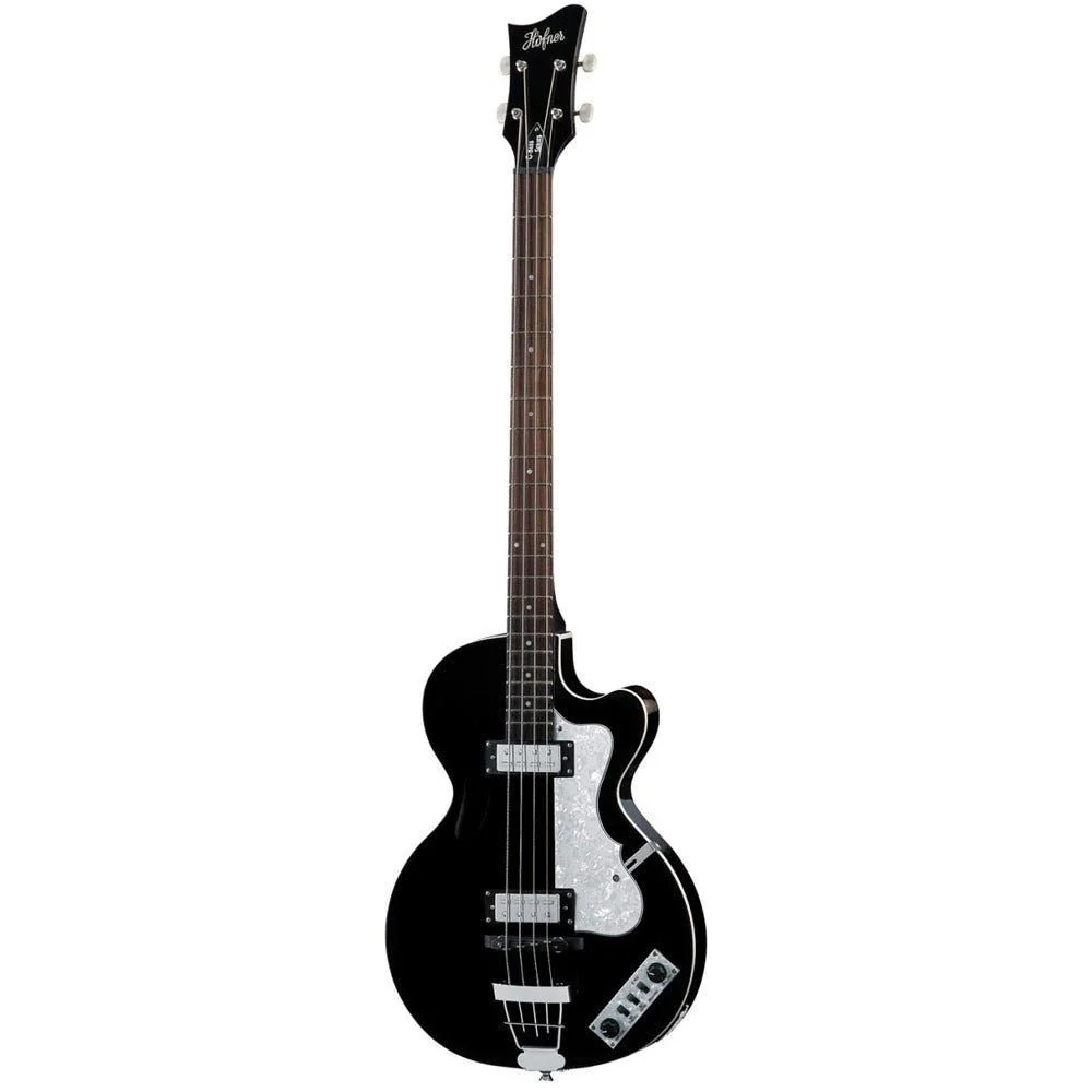 Hofner Ignition Series Club Bass (Black) inc Shaped Hard Case