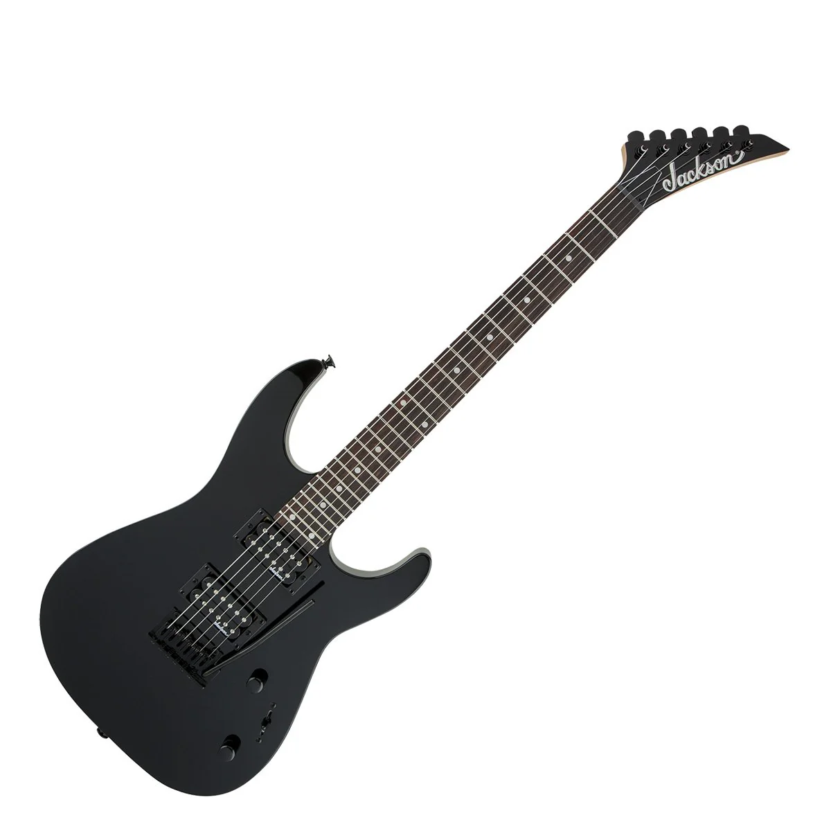 Jackson JS Series Dinky JS12 Amaranth FB Gloss Black Electric Guitar