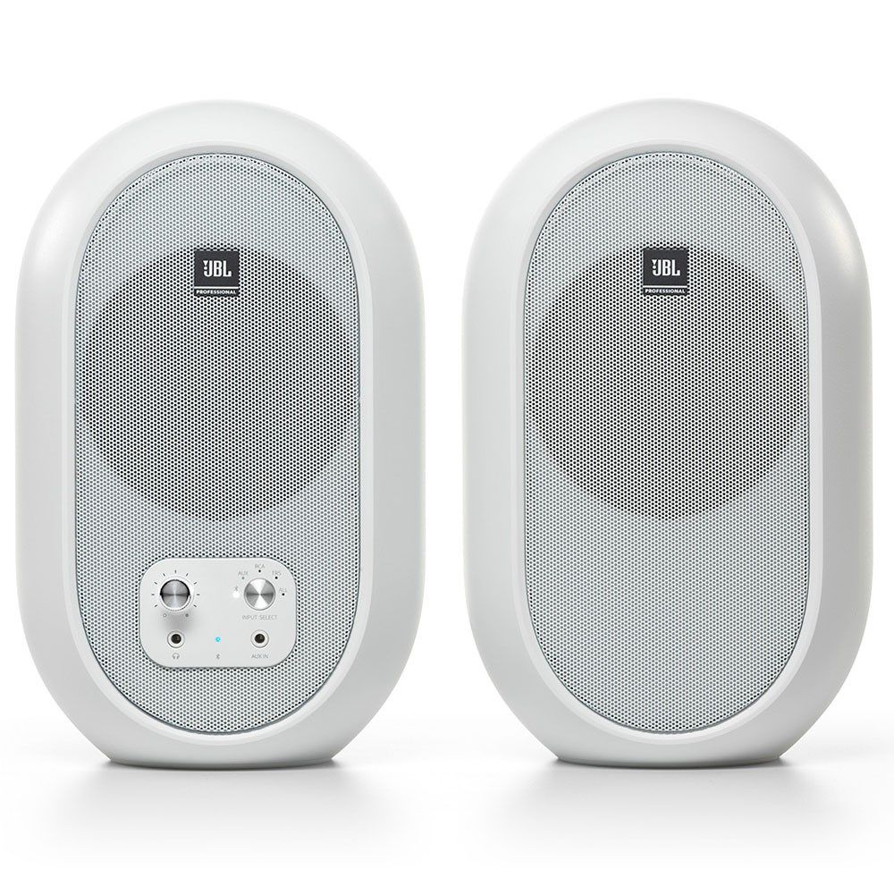 JBL One Series 104BT 4.5" Powered Desktop Reference Monitors w/ Bluetooth (White)