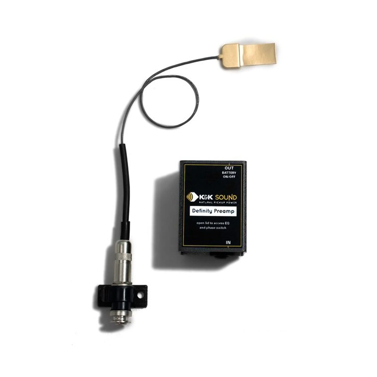 K&K Sound Definity System Floating Bridge Pickup & Preamp System