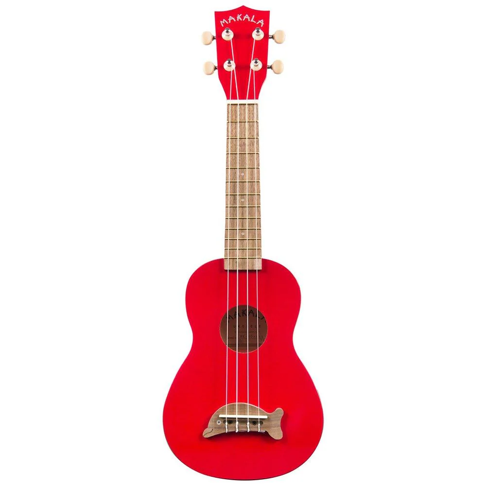 Kala Makala MK-SD/CAR Candy Apple Red Soprano Dolphin Ukulele