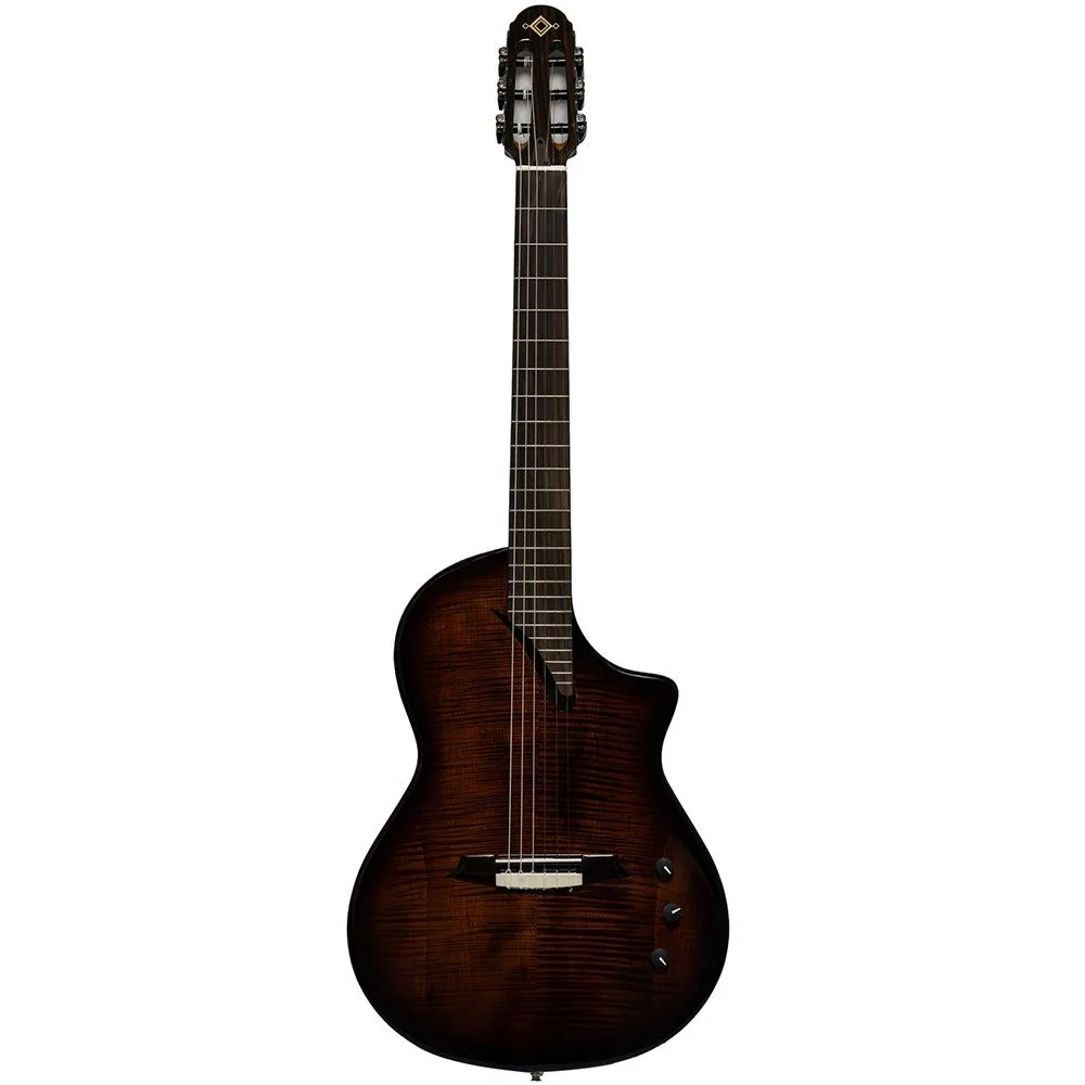 Katoh K10256 Hispania Classical Guitar w/Preamp and Onboard Effects (Cognac)