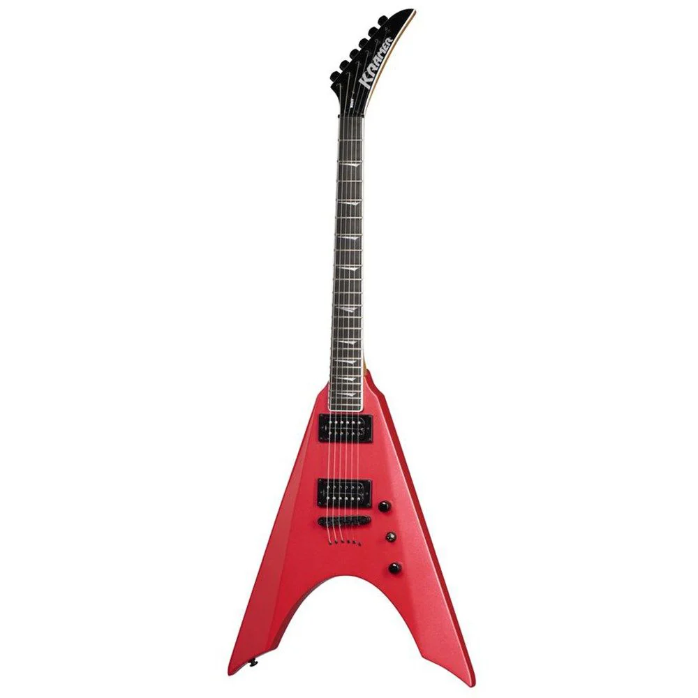 Kramer Nite-V Electric Guitar (Crimson Metallic) inc Gig Bag