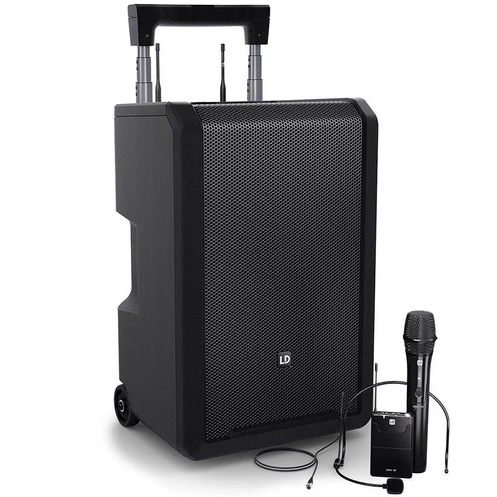 LD Systems ANNY10 Wireless Pack w/ 1x Headset & Handheld Mic & Body Pack (655-679 MHz)