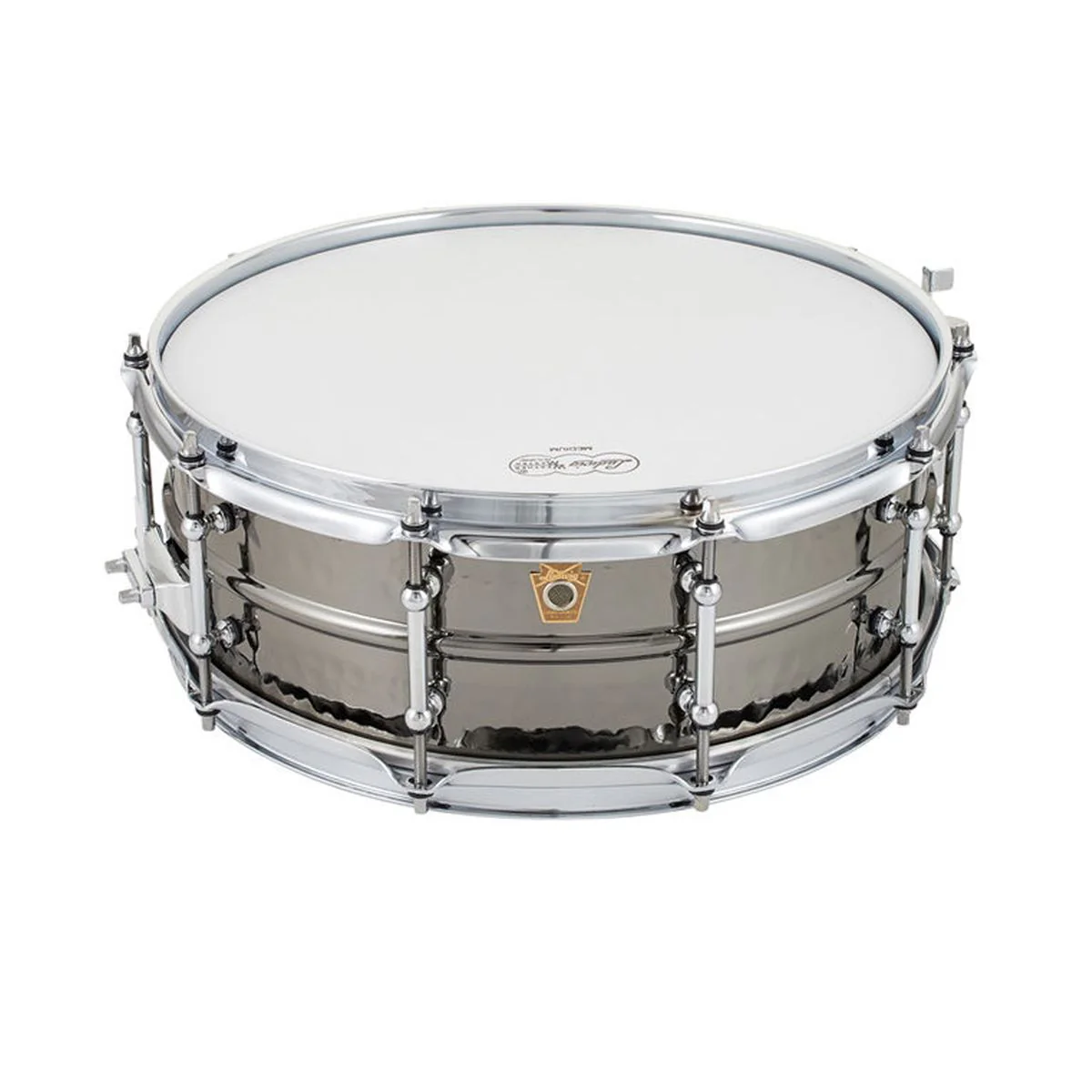 Ludwig Black Beauty 14x5inch BrassBlack Nickel Hammered Snare Drum Tube Lugs