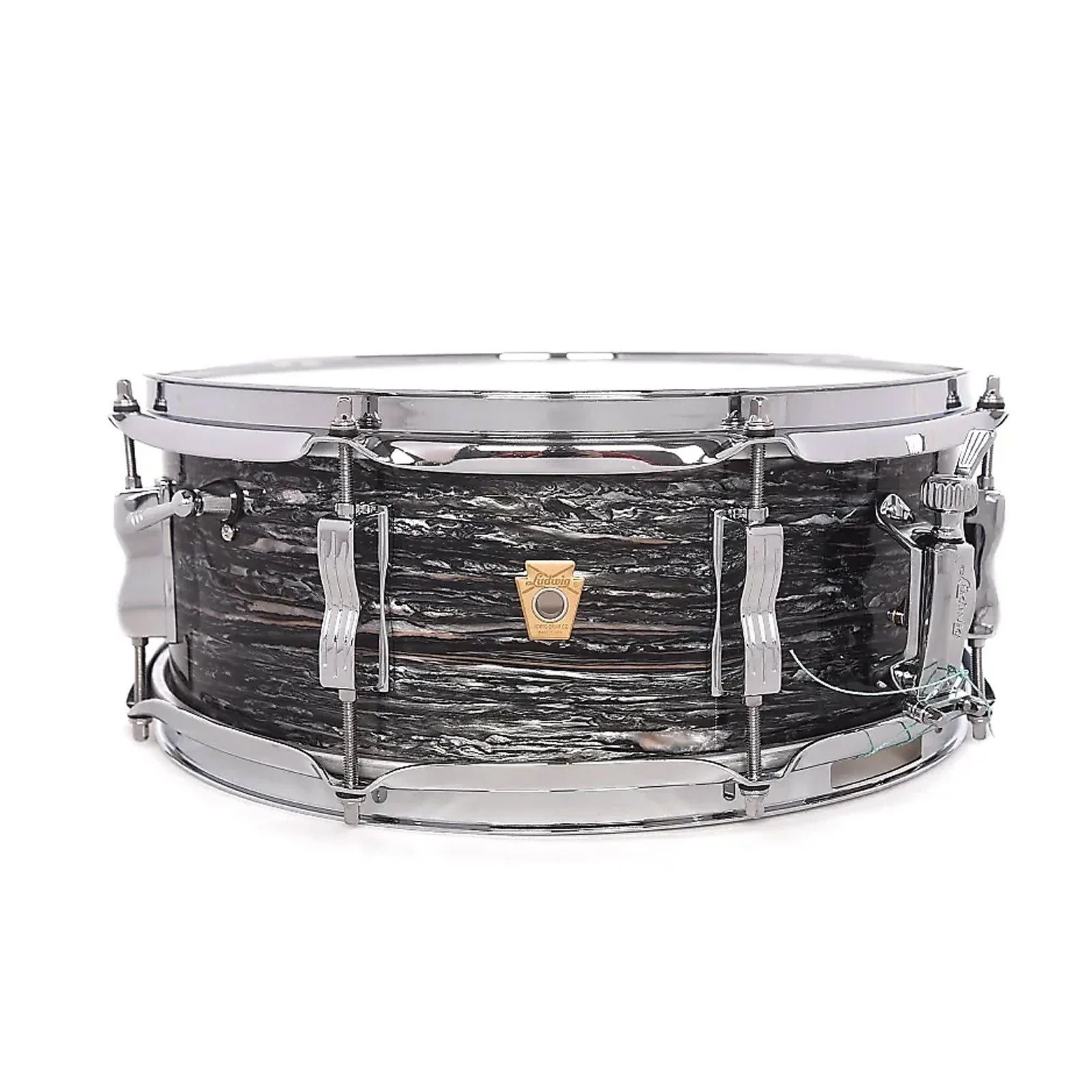Ludwig Legacy Mahogany Jazz Fest Snare Drum 55 x 14 inch Vintage Black Oyster