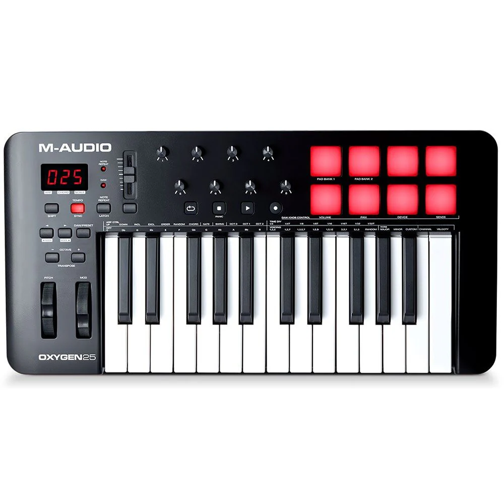 M-Audio Oxygen 25 MKV USB MIDI Controller w/ Smart Controls & Auto-Mapping