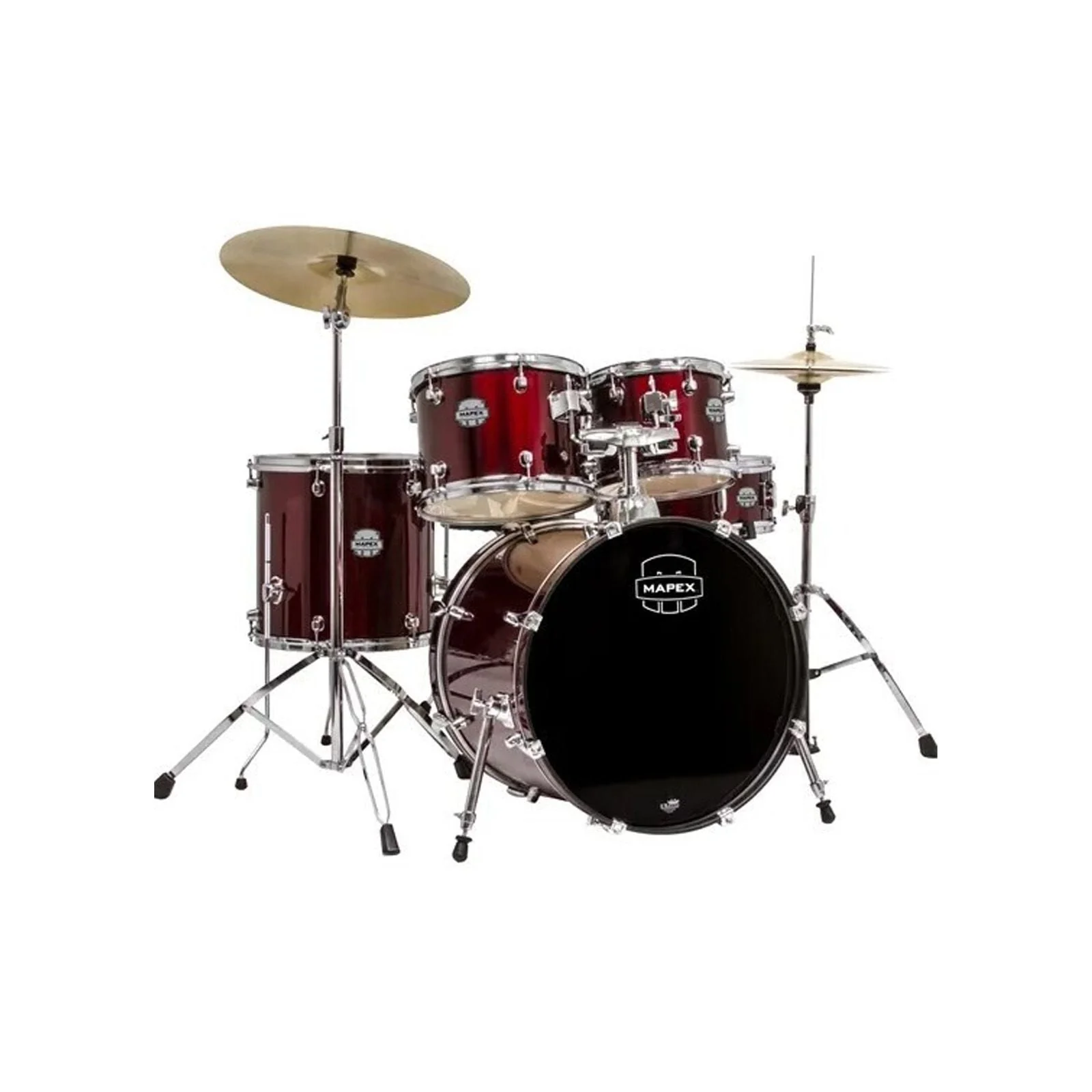 Mapex Prodigy 20x16 10x08 12x09 14x14FT 14x5Sn 4PCS HW THRONE Burgundy Cymbals not in