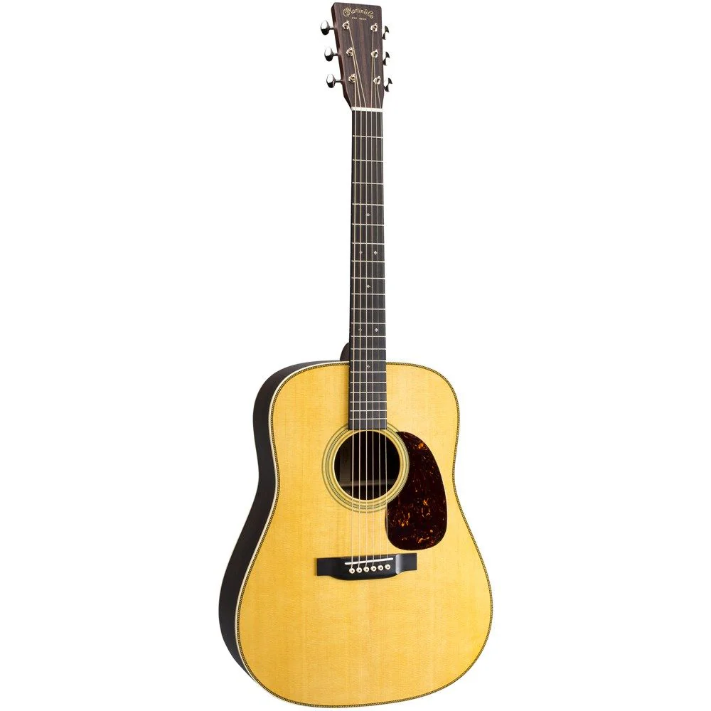 Martin HD-28 D-14 Fret Acoustic Guitar w/ Herringbone Inlay inc Hardshell Case
