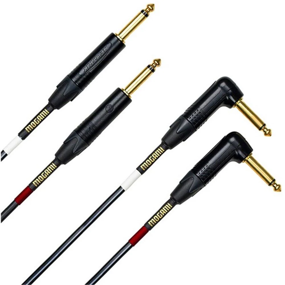 Mogami Gold Stereo Keyboard TS-TS Right-Angled Cable Set (15ft)
