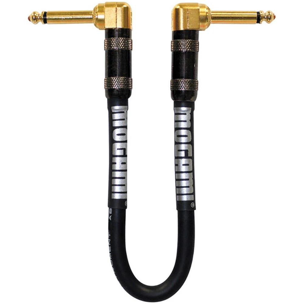 Mogami Platinum Right-Angle to Right-Angle Guitar Cable (1ft)