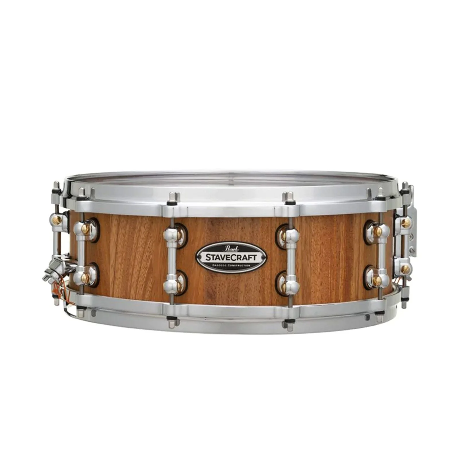 Pearl 14x5 StaveCraft Snare Drum with DadoLoc Exotic Makha