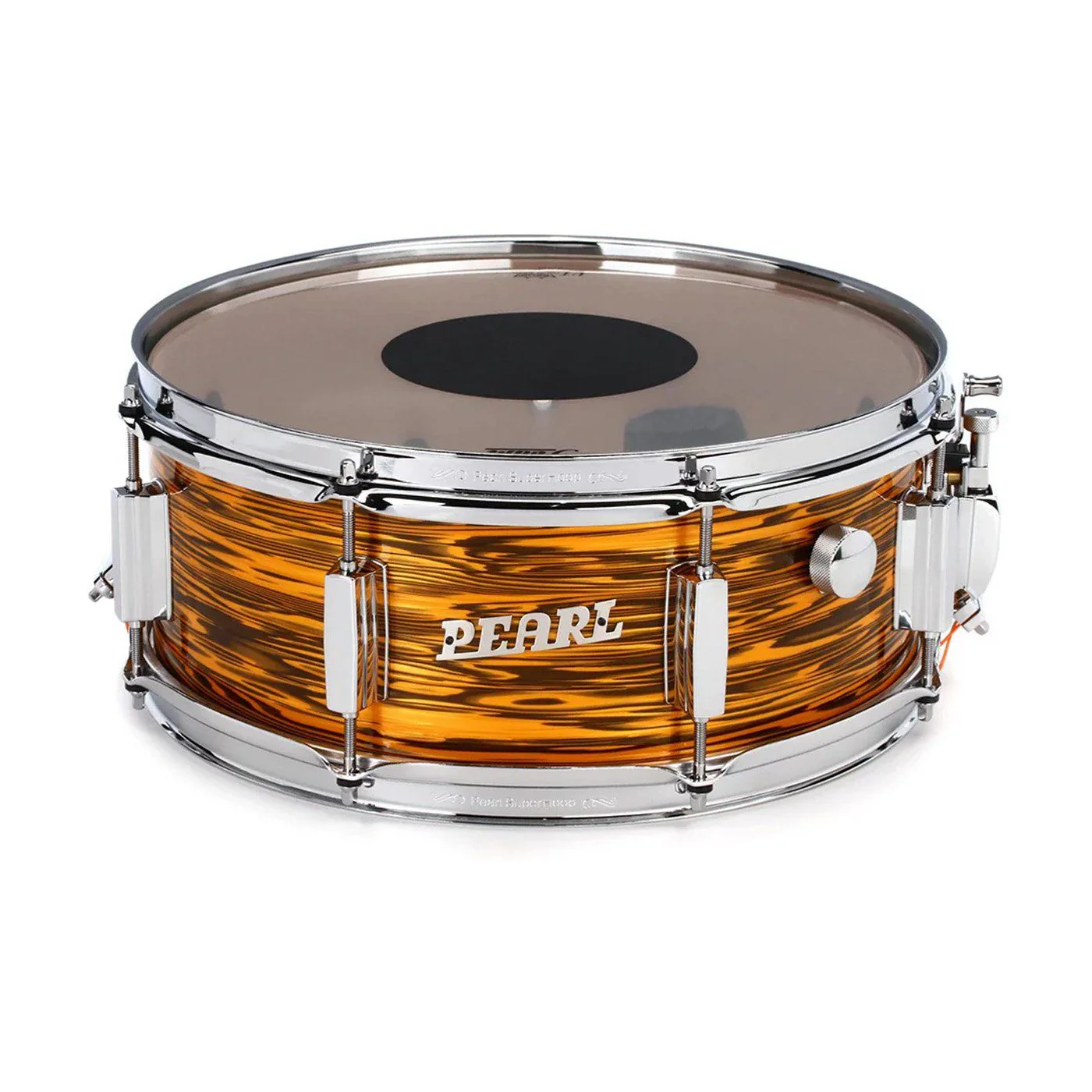 Pearl 75th Anniversary President Series Deluxe Lauan 14x55 Snare Drum Sunset Rip