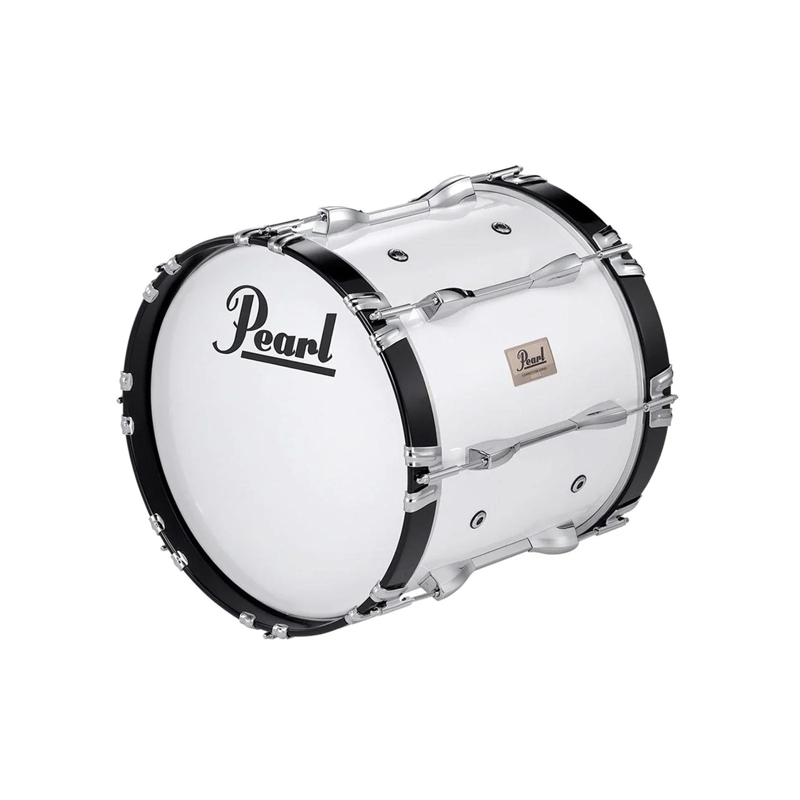 Pearl Competitor Marching Bass Drum 14 X 14 Pure White CMB1414NC33
