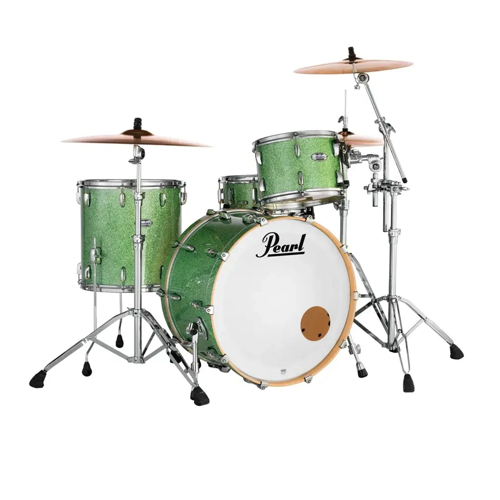 Pearl Masters Maple Complete 22 Inch 3 Piece Shell Pack Absinthe Sparkle