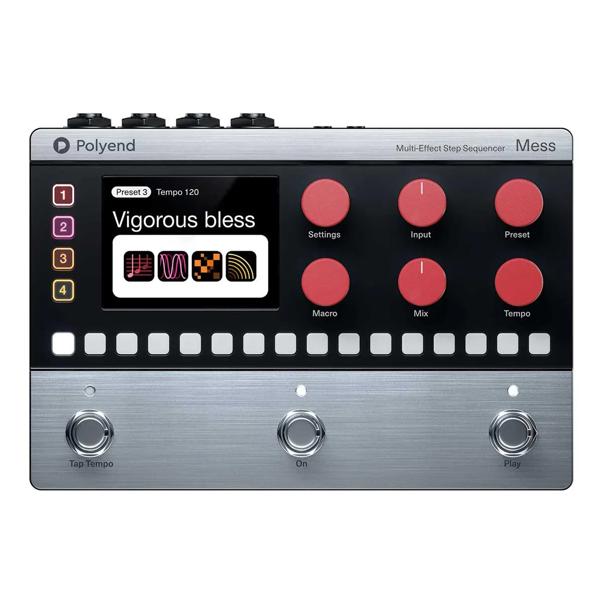 Polyend Mess Multi-Effect Step Sequencer Pedal w/ 120 Effects
