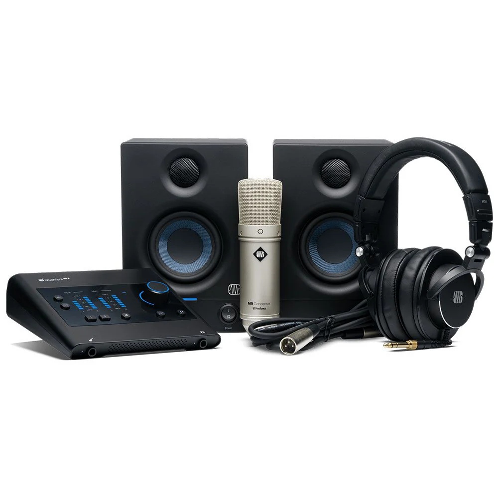 PreSonus Quantum ES2 Ultimate Bundle w/ Interface, Monitors, Mic, Headphones & DAW