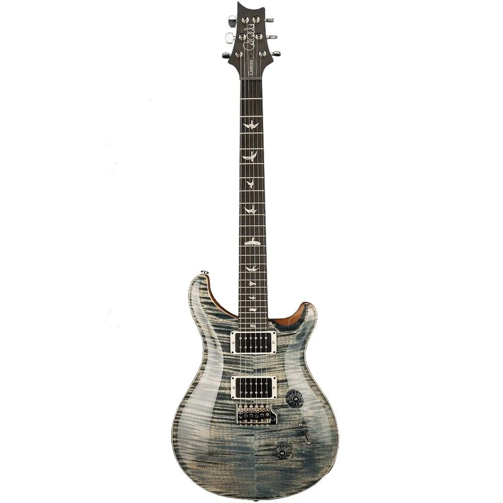 PRS Custom 24 10 Top w/ Pattern Thin Neck (Faded Whale Blue) inc Hard Case