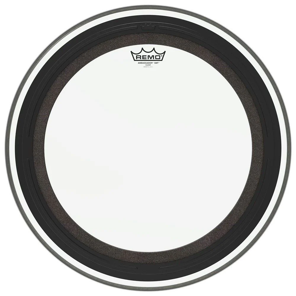 Remo BR-1320-00-SMT Ambassador Clear Bass Drum Head, 20"