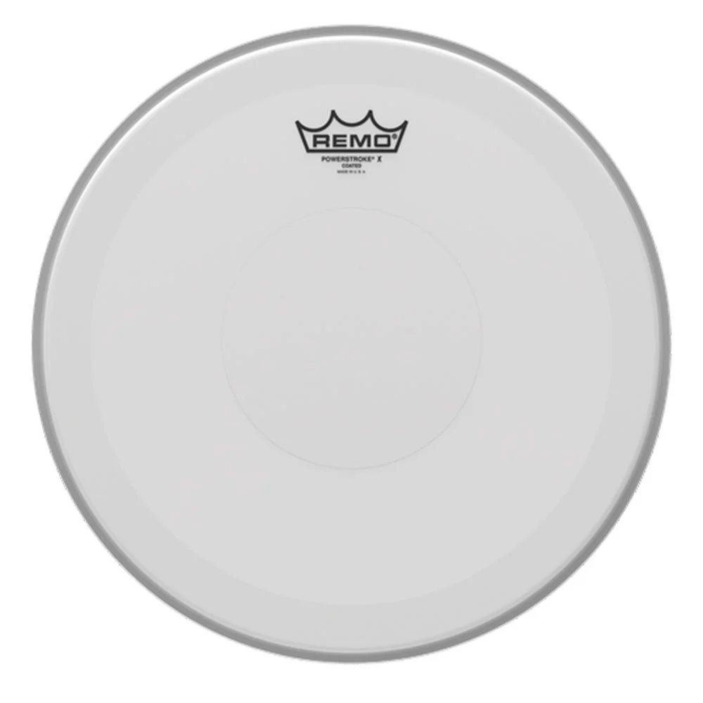 Remo PX-0114-C2 Powerstroke P3 X Coated Drumhead - Coated Top Clear Dot, 14"