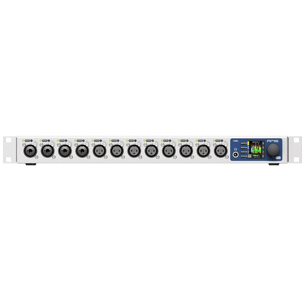 RME 12Mic 12-Channel Digitally Controlled Mic Preamp w/ AVB & MADI