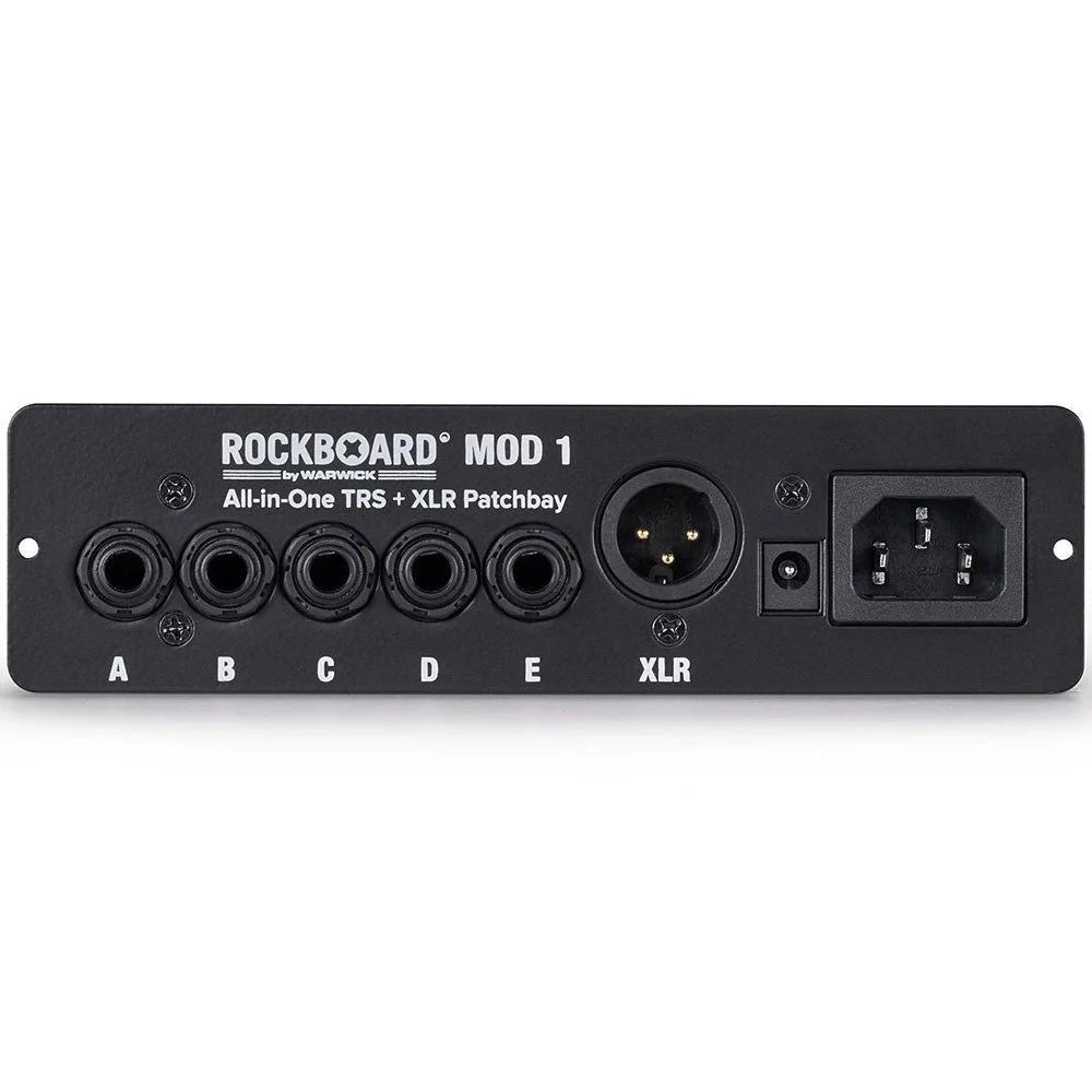 RockBoard MOD 1 V2 - All-in-One TRS & XLR, IEC & Barrel Patchbay