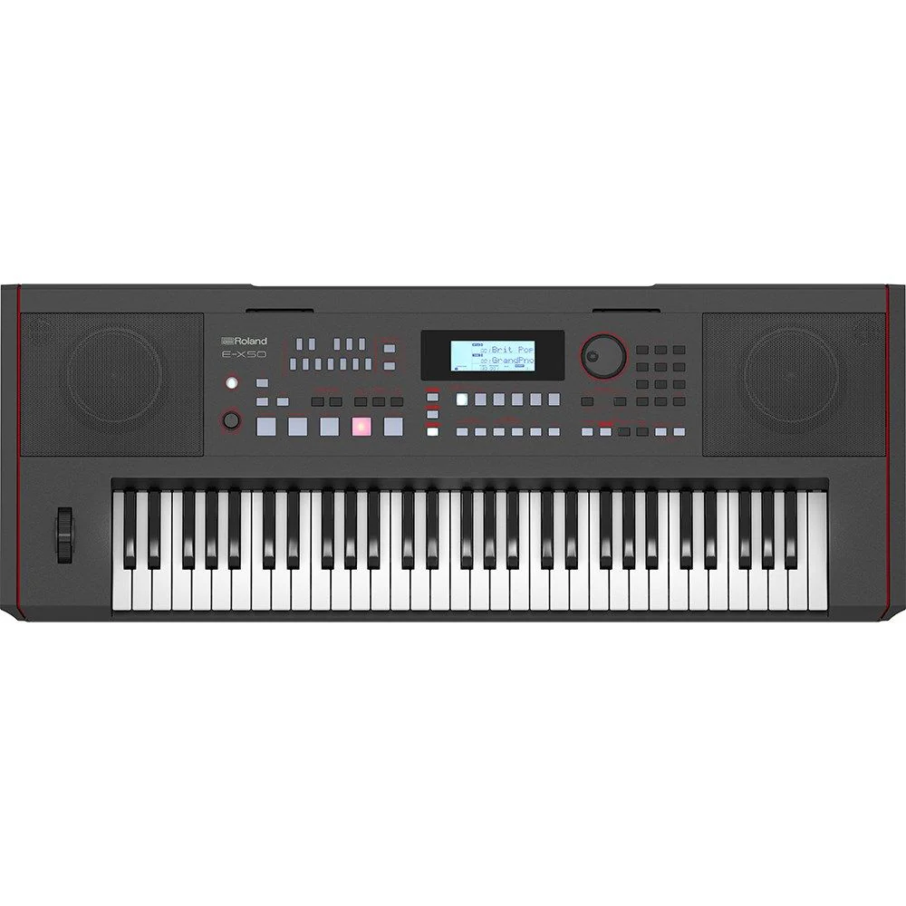 Roland E-X50 Arranger Keyboard w/ Bluetooth & Speaker System (Black)