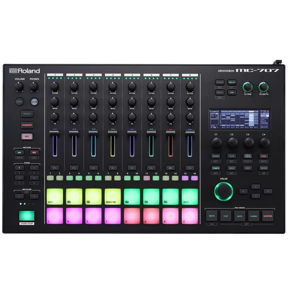 Roland MC707 8-Ch Performance & Production Groovebox w/ Sampling