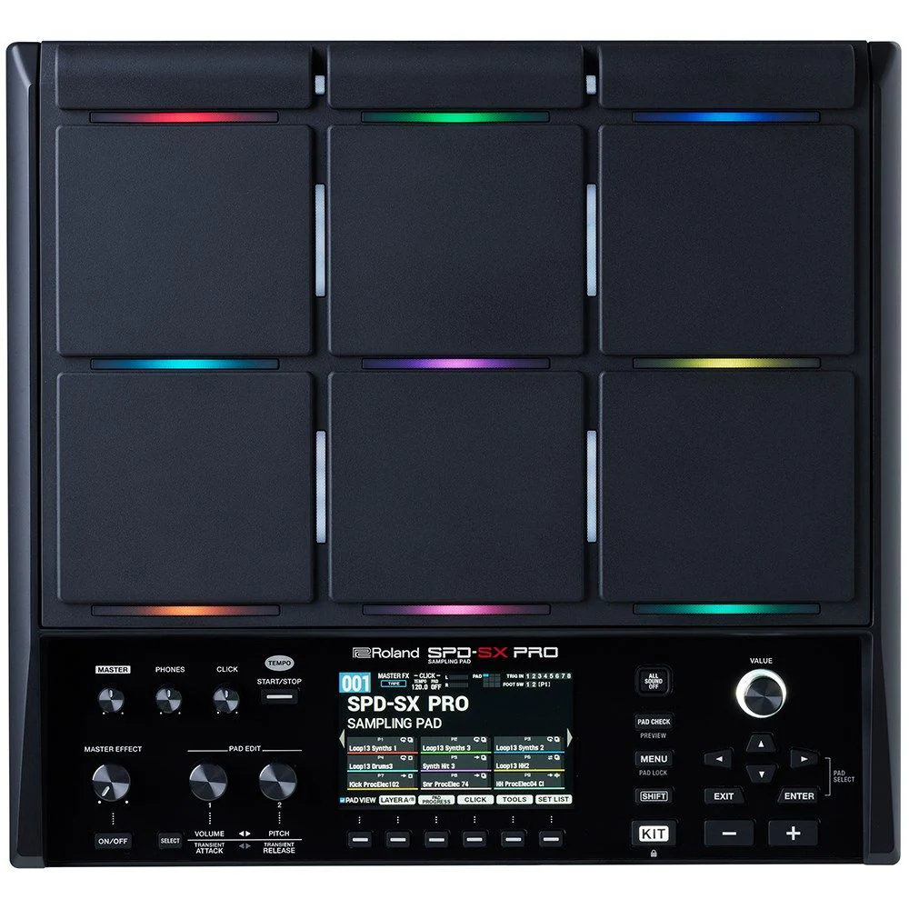 Roland SPD-SX Pro Percussive Sampling Pad w/ Colour Display & Pad LEDs