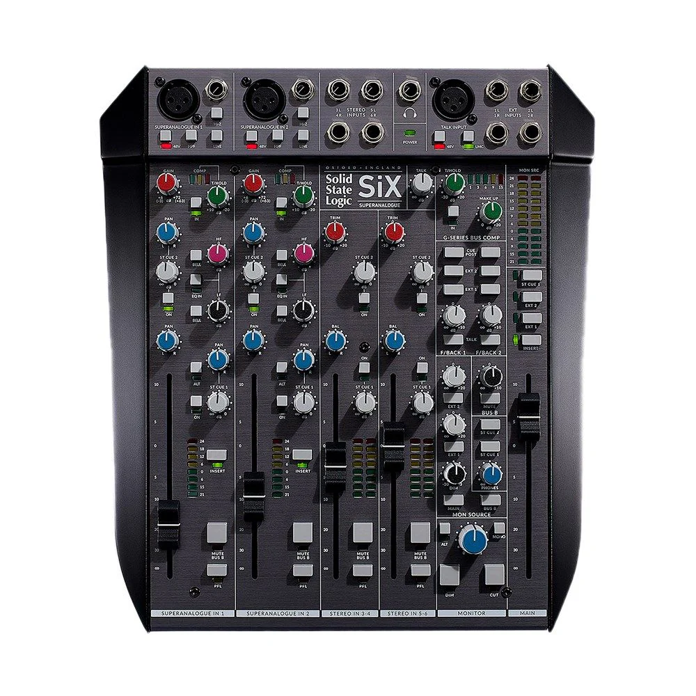 Solid State Logic SSL SiX Ultimate Desktop Mixer w/ SuperAnalogue & G-Bus Comp