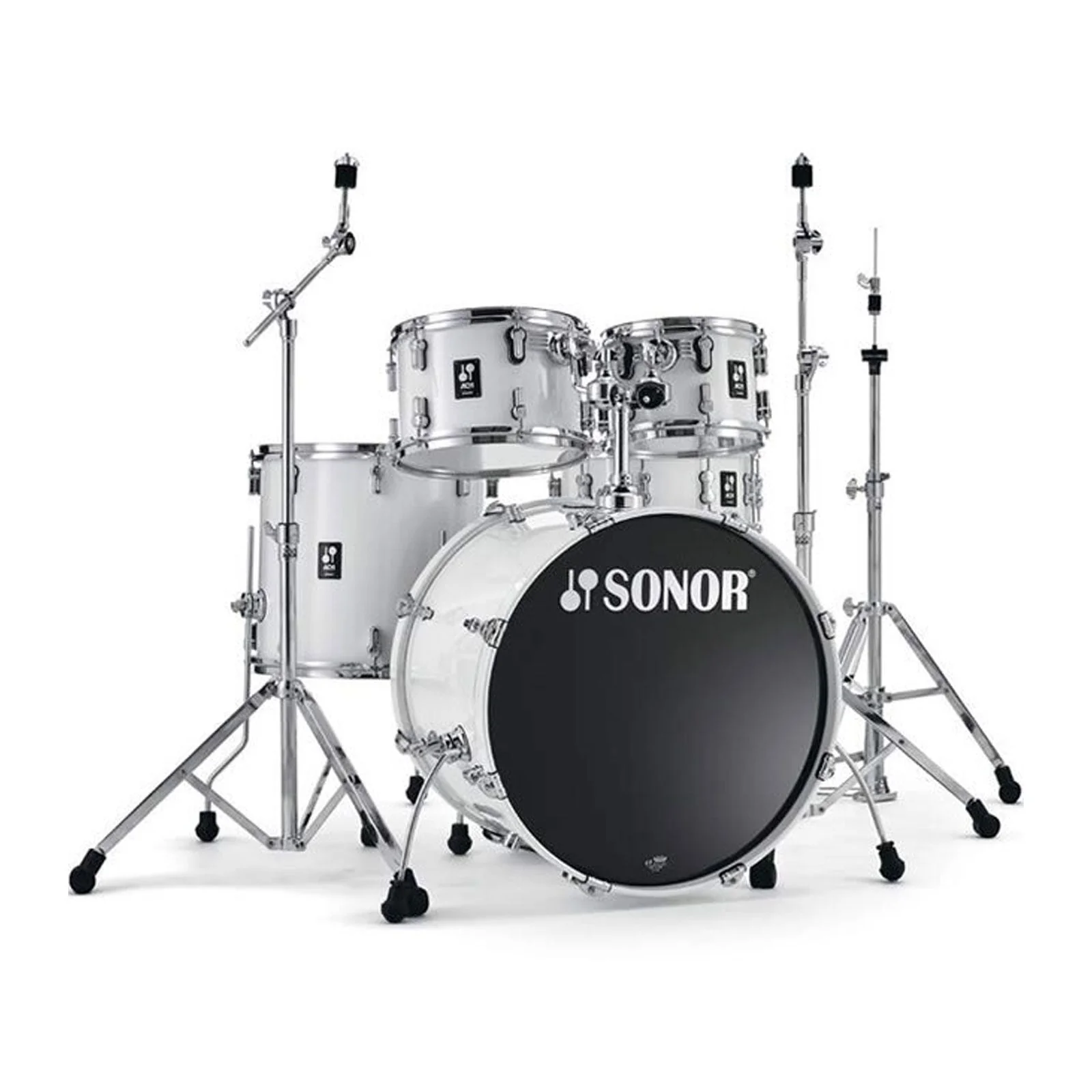Sonor AQ1 Studio 5 Piece Drum Kit w2000 Series Hardware Piano Black