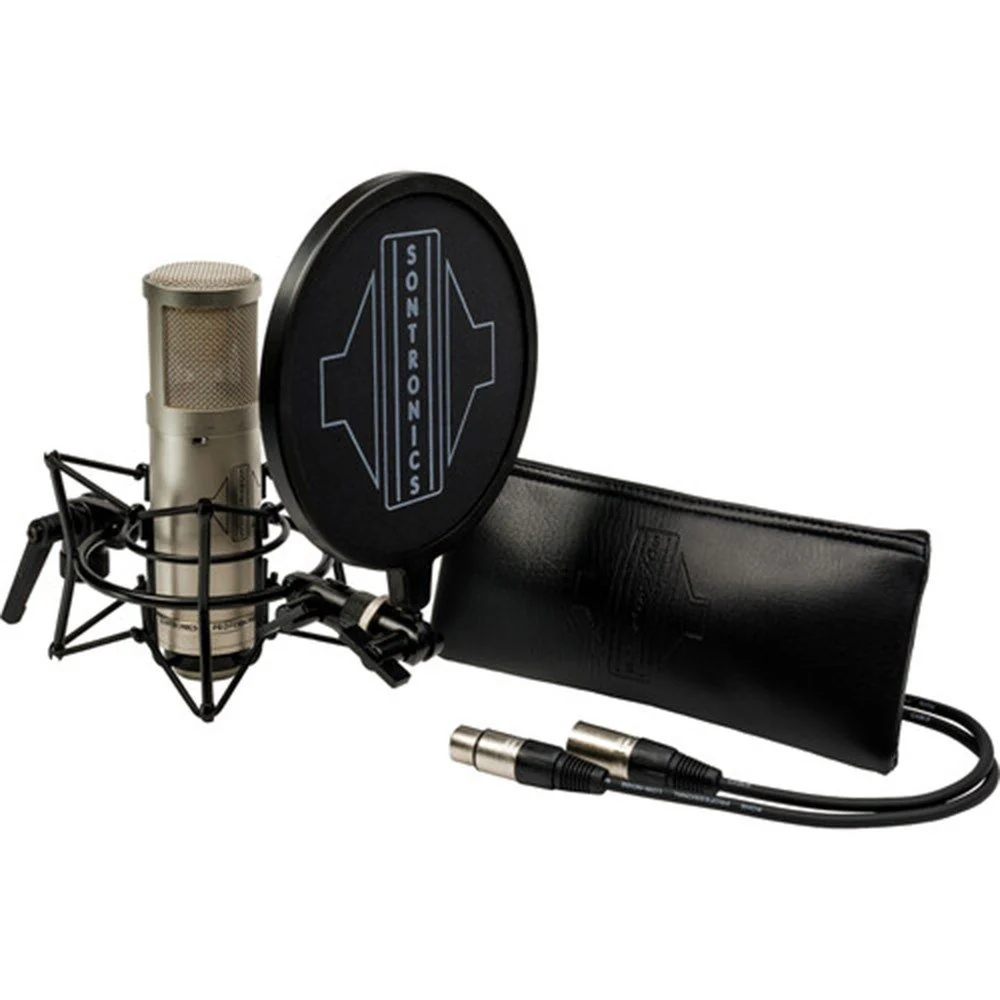 Sontronics STC2 Large Diaphragm Cardioid Condenser Microphone Pack (Silver)